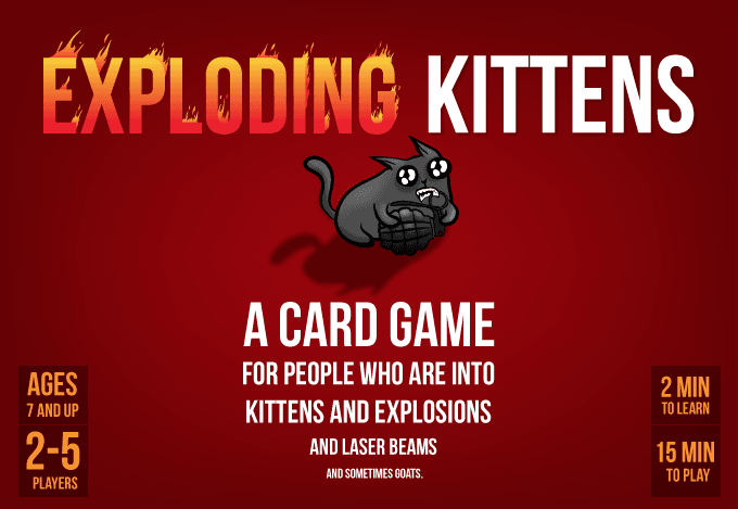 Exploding Kittens - gatinhos, explosões e muita diversão!